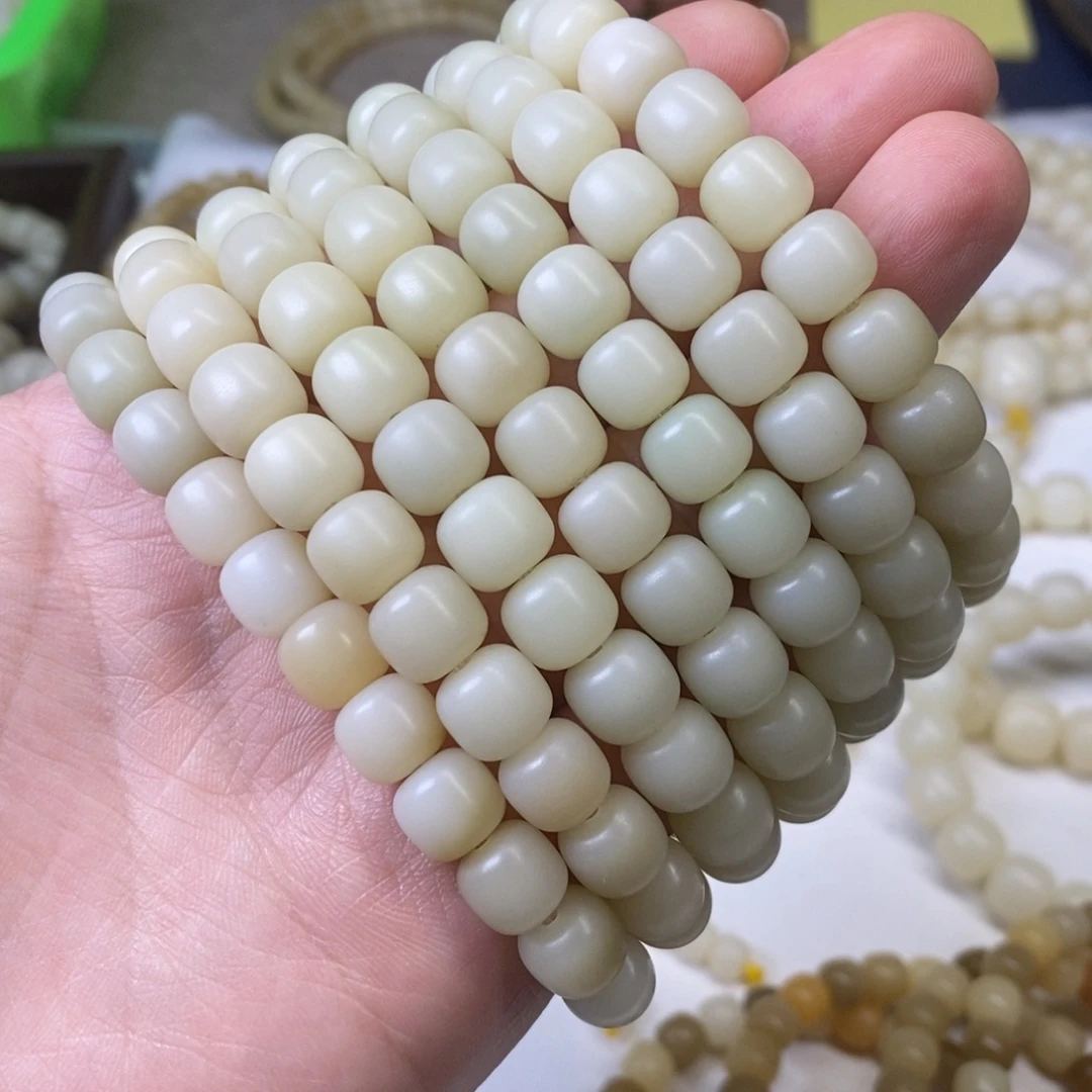 吊坠菩提根/象牙果菩提根卡10老型桶珠手串一条