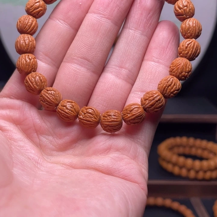 桃核手串黑龙手串