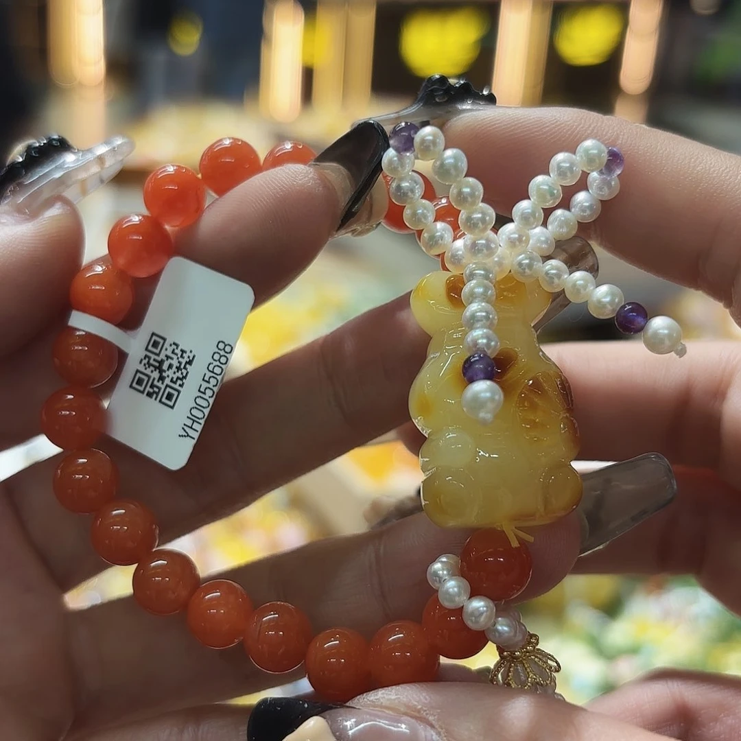 琥珀手链未镶嵌琥珀