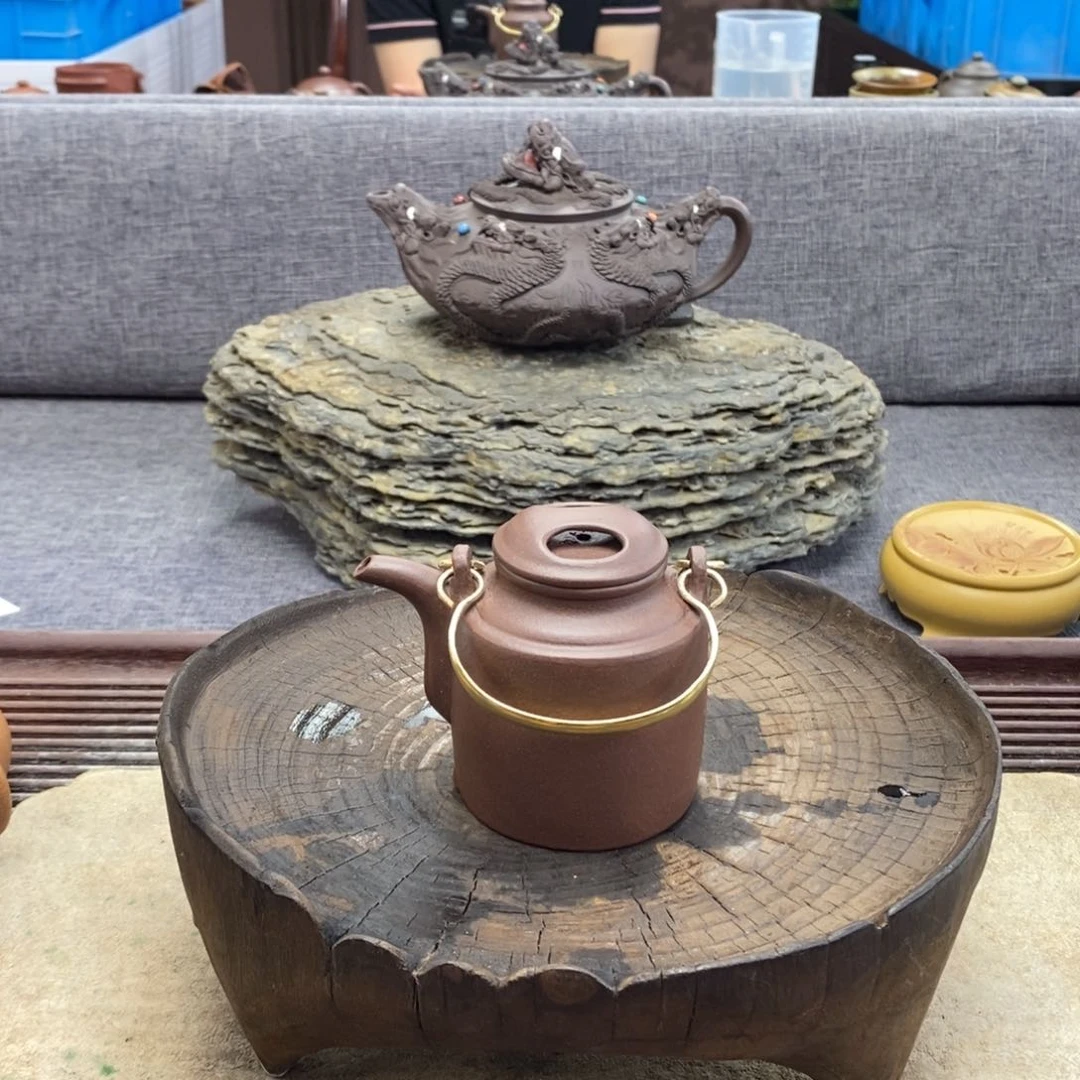 茶壶紫砂宜兴紫砂130容量艺术