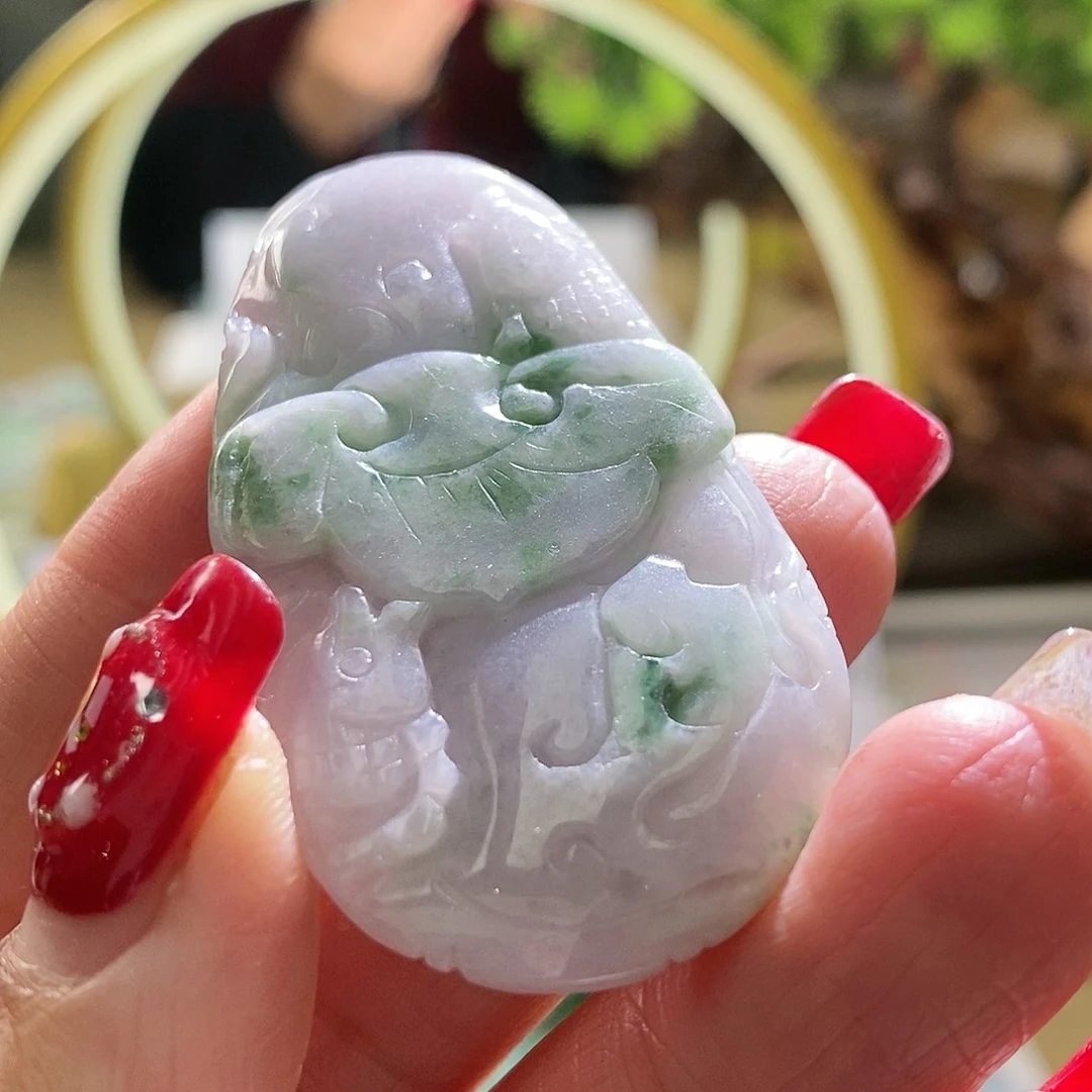 【闪购商品】翡翠颈饰未镶嵌鱼