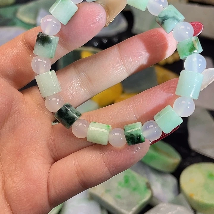 翡翠散珠天然翡翠