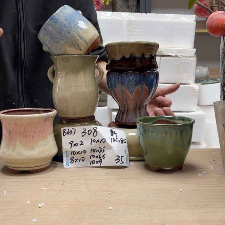 粗陶多肉花盆微瑕647