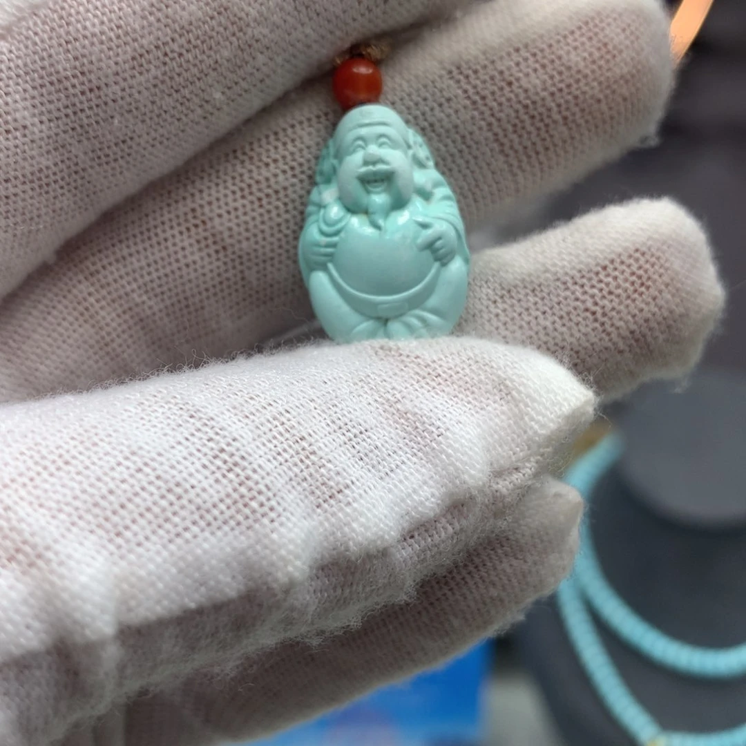 绿松石挂件未镶嵌