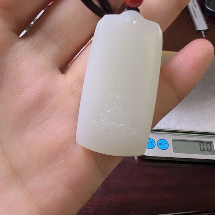 左***右和田玉未镶嵌吊坠(不含链)