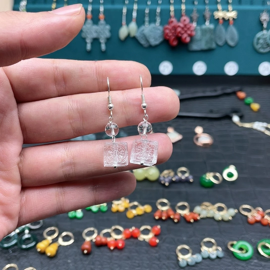 未镶嵌翡翠耳饰008765