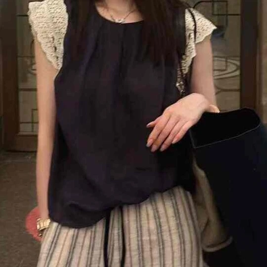 韩系今年2025新款夏季休闲简约韩版上衣搭配休闲裤裤子显瘦百搭洋