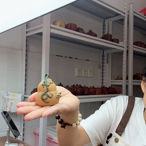 段泥喷水茶宠茶宠