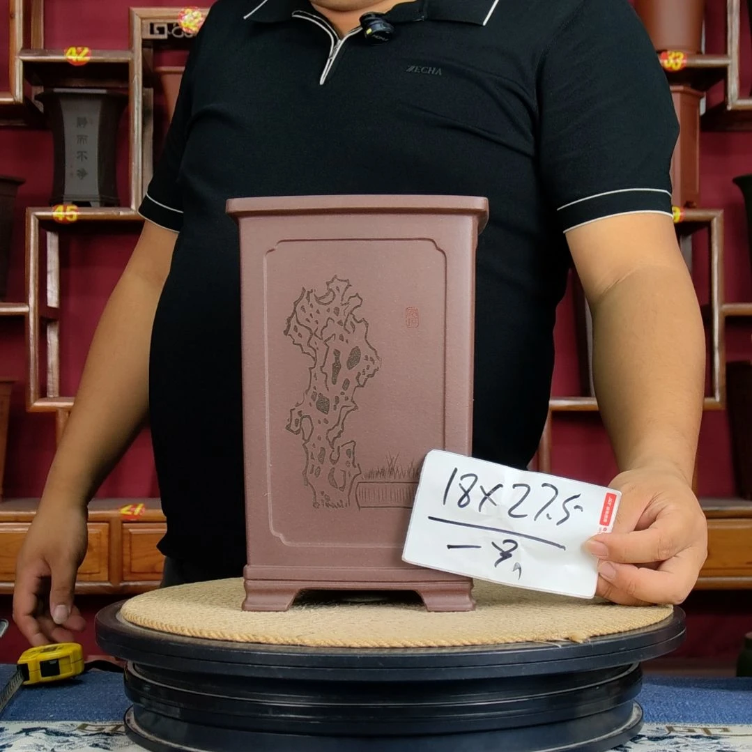 紫砂花盆紫砂花盆