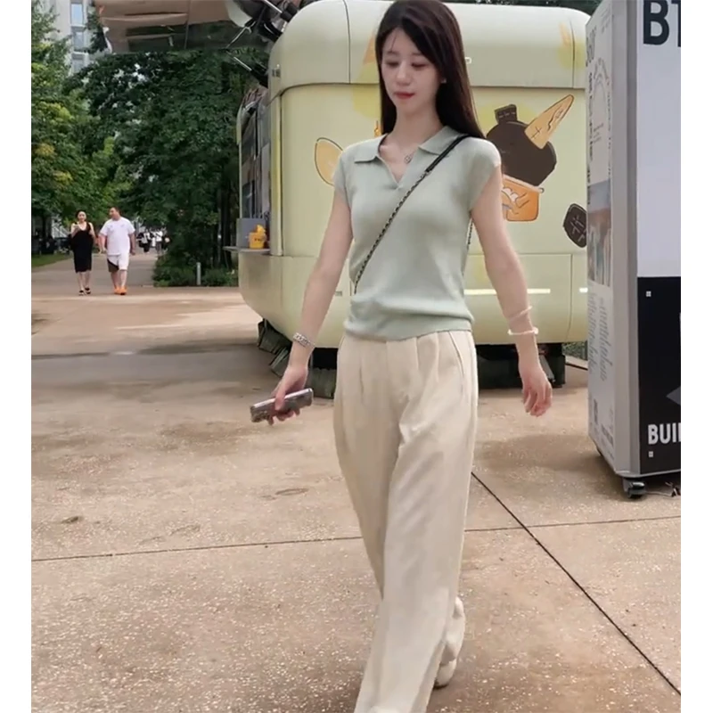 2025夏装搭配一整套韩系时尚冷淡风盐系穿搭减龄两件套女夏季新款