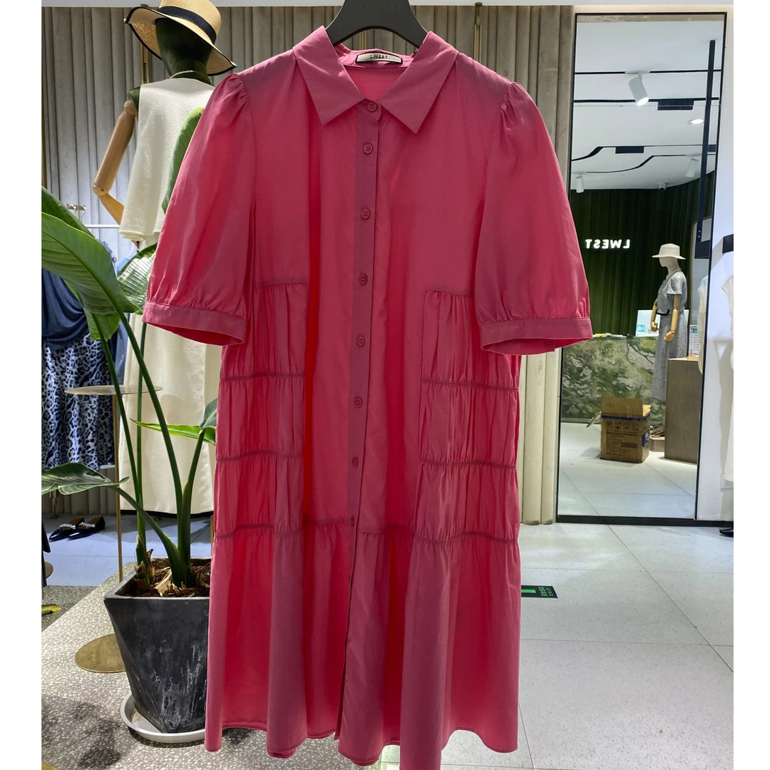 朗文品牌中款裙03272