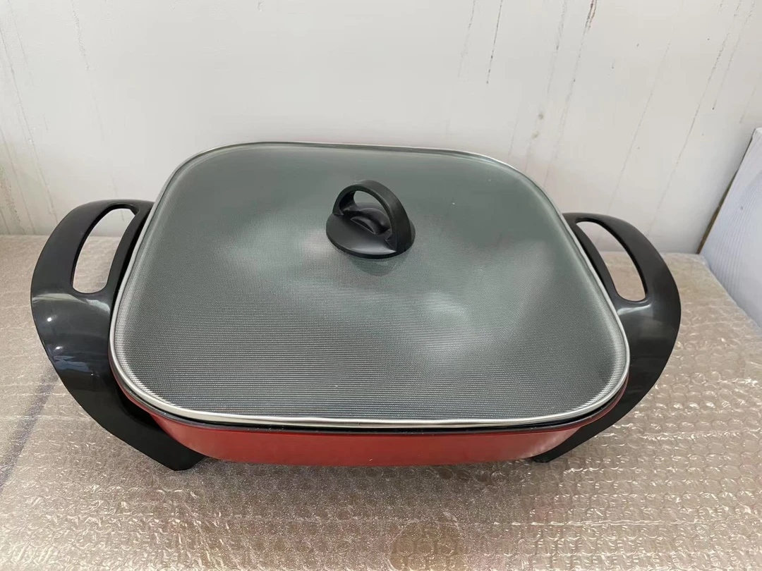 多功能鸳鸯锅电火锅鸳鸯家用电炒锅一体大容量电煮锅