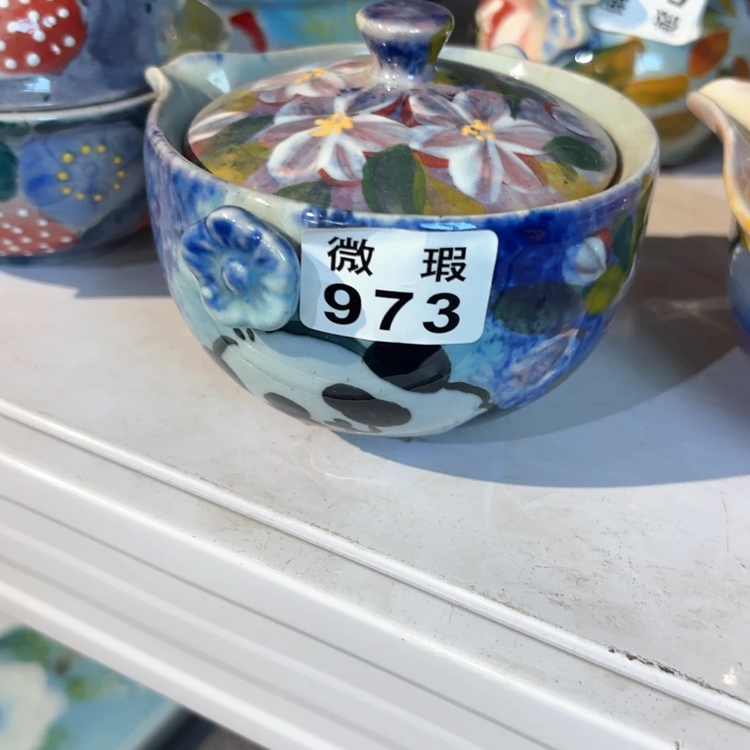 景德镇手绘高温釉下彩陶瓷茶具