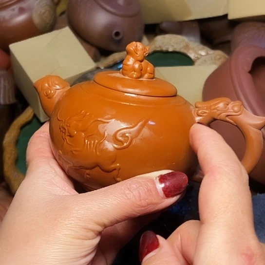 全手工制作宜兴紫砂壶