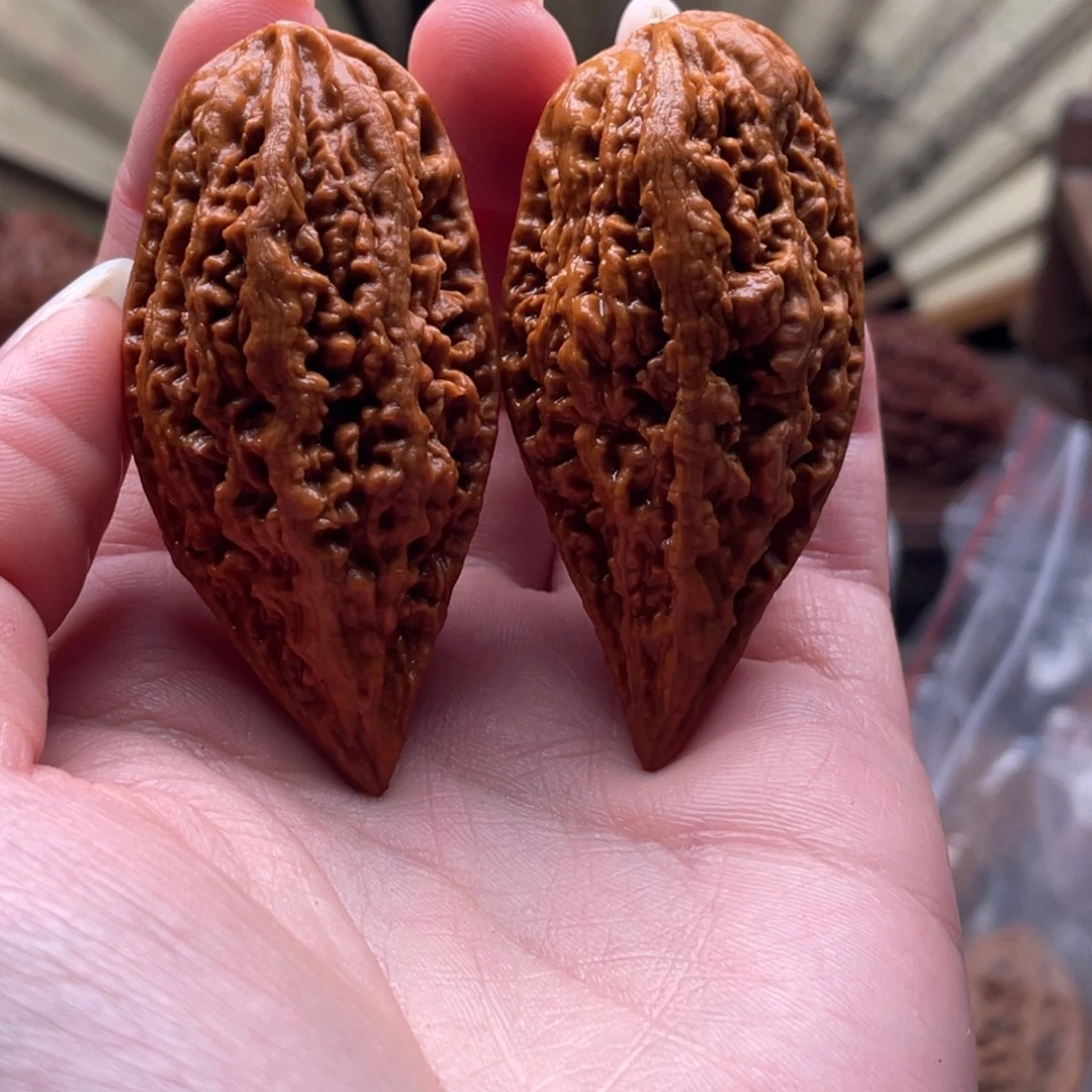 文玩核桃把件楸刀鱼13