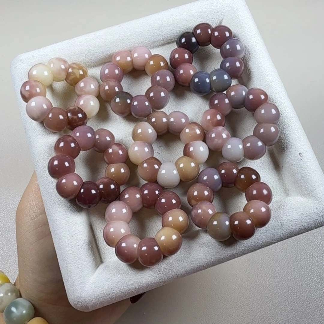 菩提根/象牙果手串蒜瓣手捻卡13