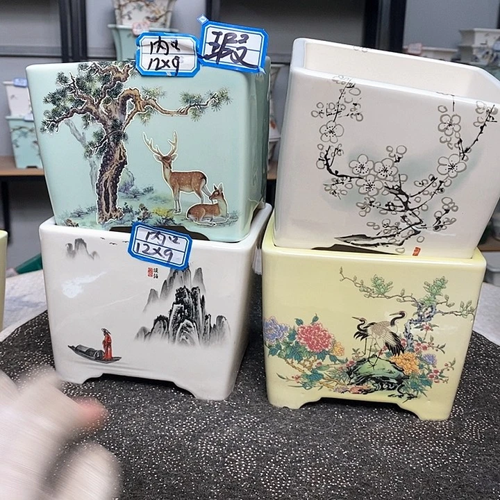 紫砂的花盆很漂亮26