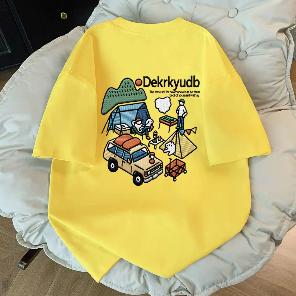 1606T恤ins情侣街头通用宽松短袖港风休闲潮流夏季上衣常规学生