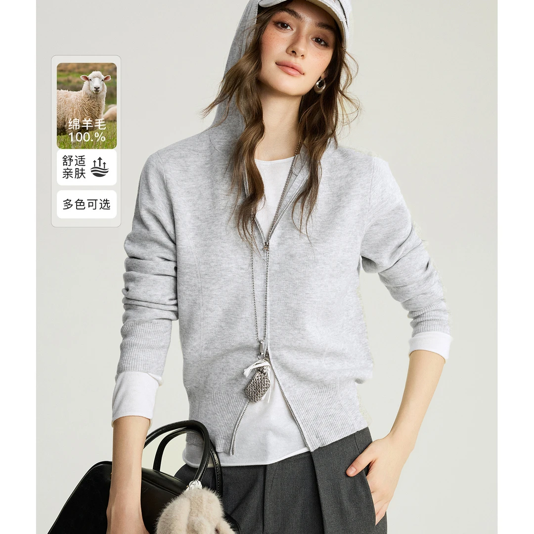 NAGUAGU/南瓜谷【Row系私服帽衫】女装针织衫FX3ZS0771-A