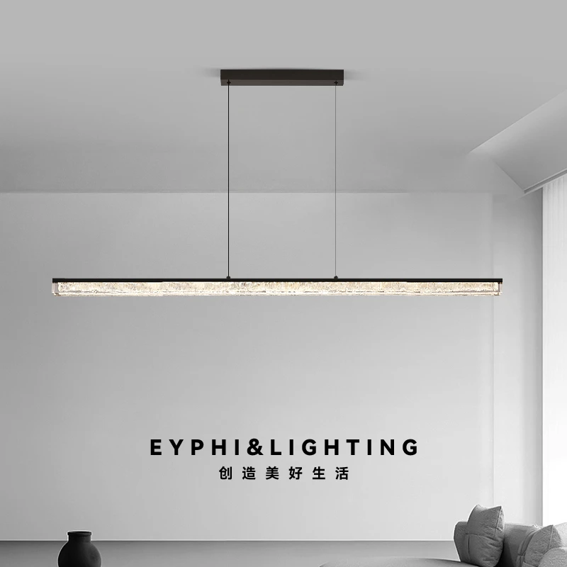 EYPHI/益菲意式极简风格中山灯具灯饰客厅卧室灯餐厅吊灯长条一字