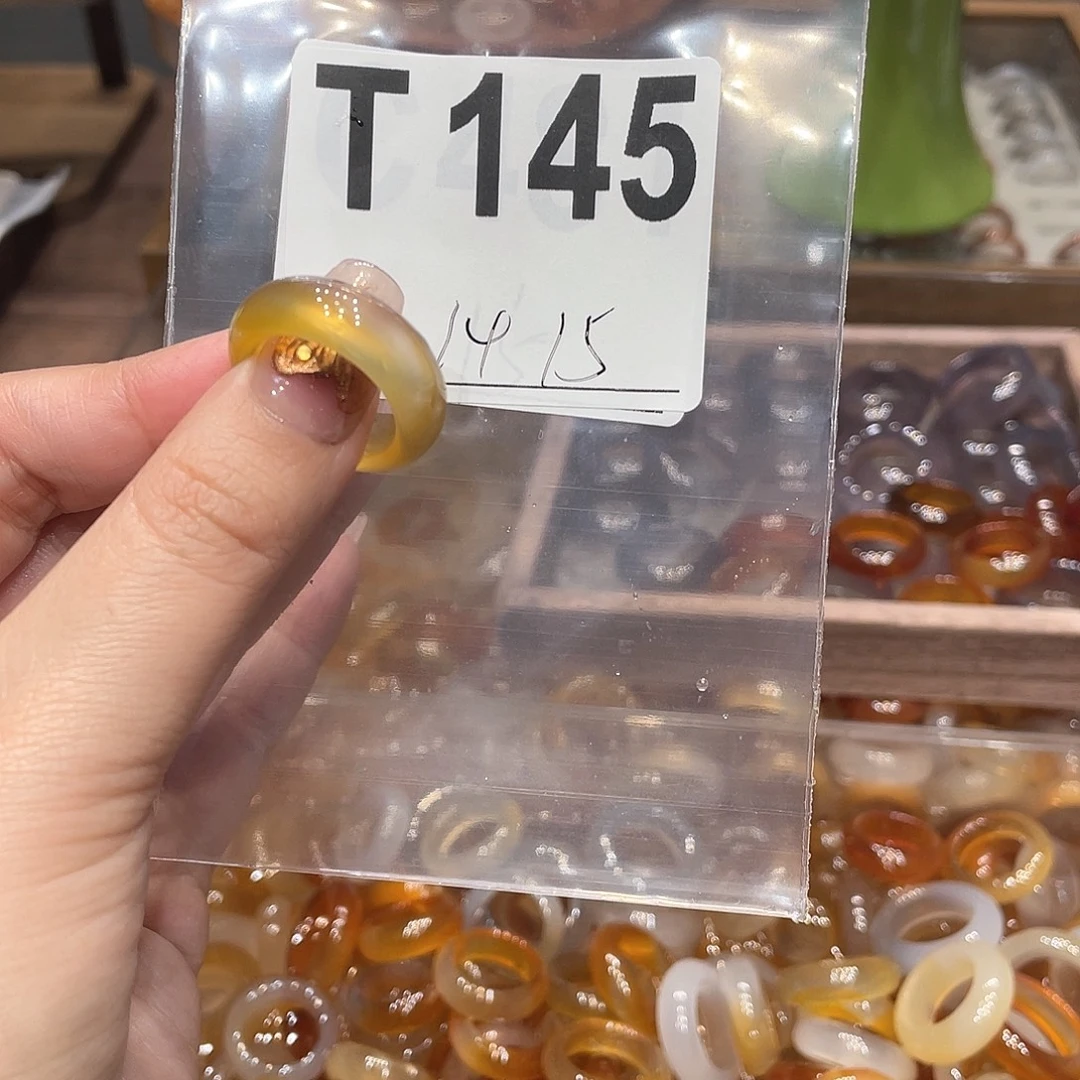 玛瑙/玉髓未镶嵌戒指145