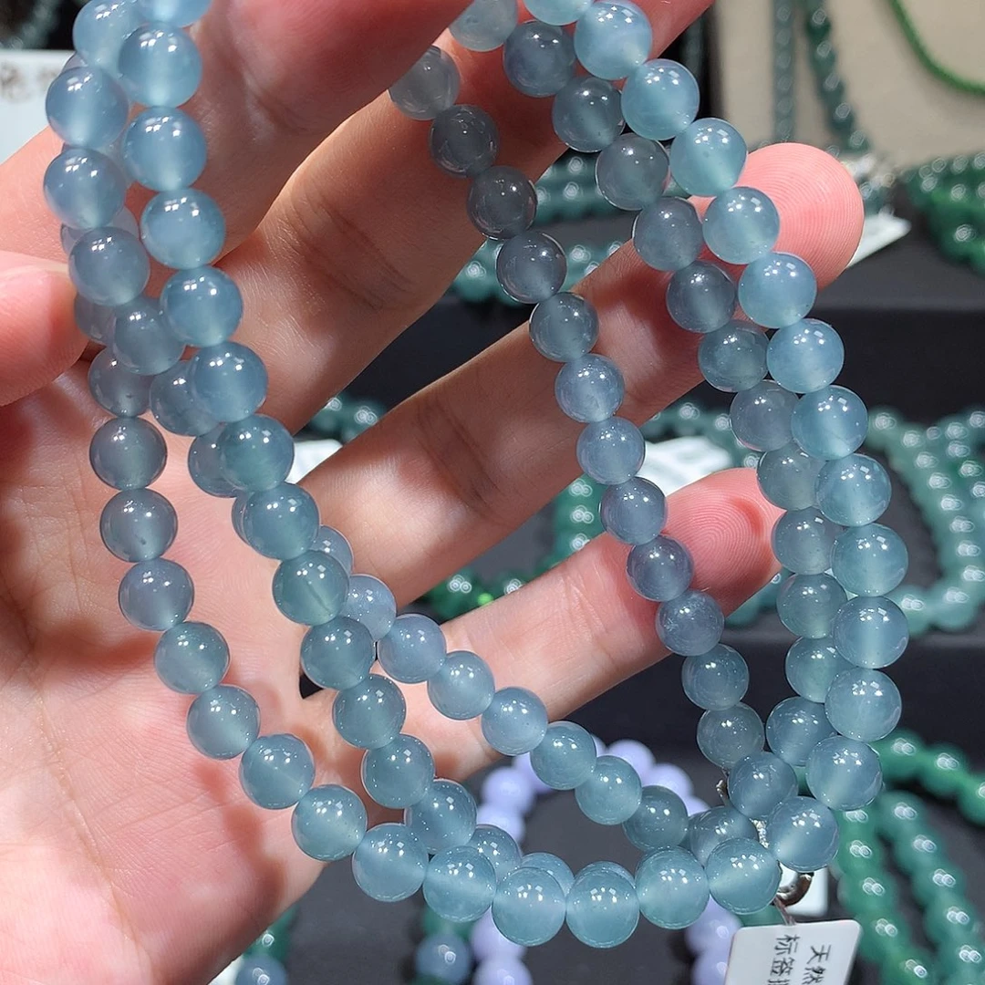 未镶嵌手链翡翠天然a货翡翠项链7