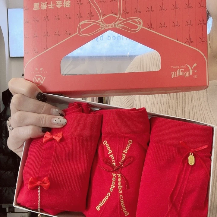 三醋酯纤维成魅，一盒3条.红色