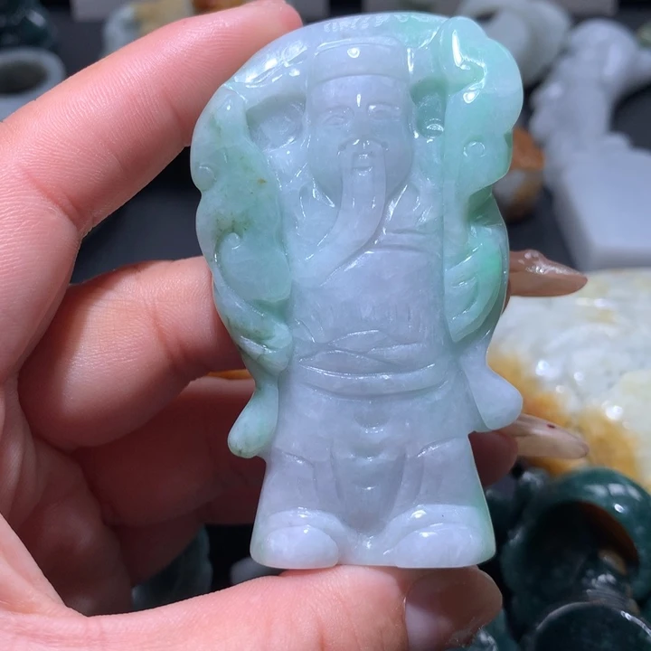 翡翠未镶嵌颈饰保真天然A货翡翠