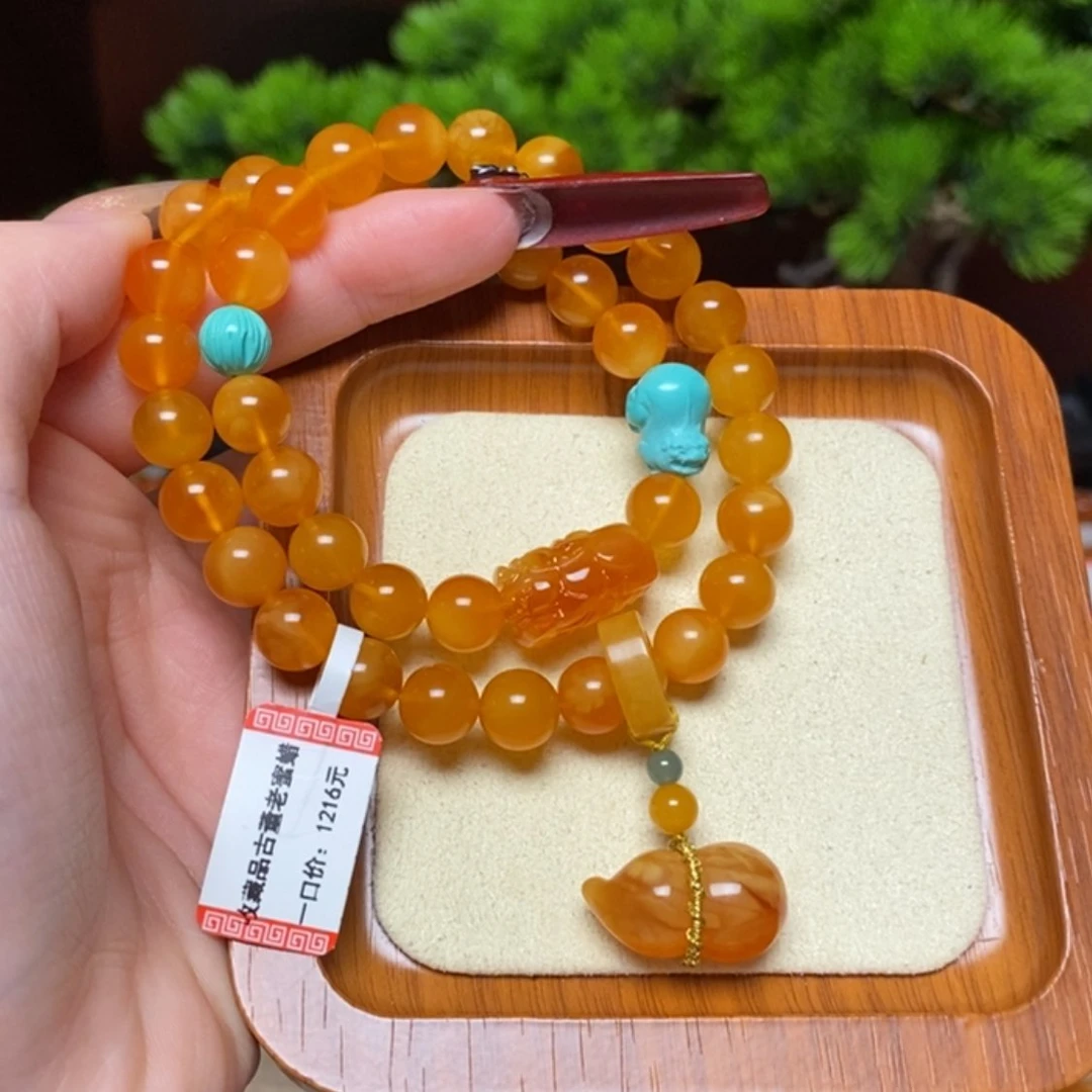 【闪购商品】手链蜜蜡未镶嵌手串