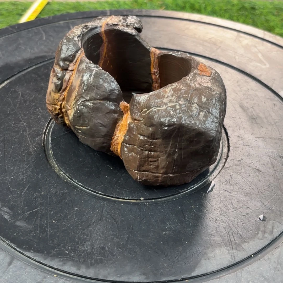 灵璧石花盆 天然外形