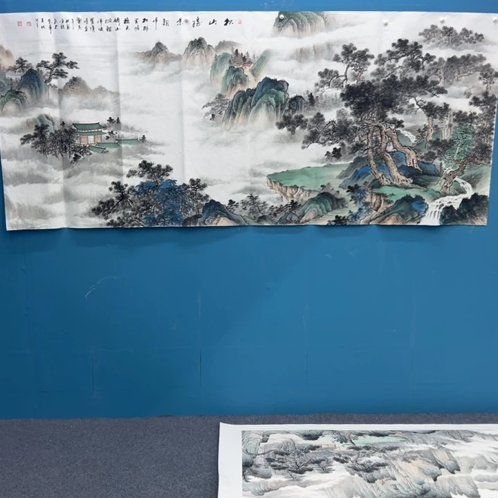 哈***西国画宣纸纯手绘字画