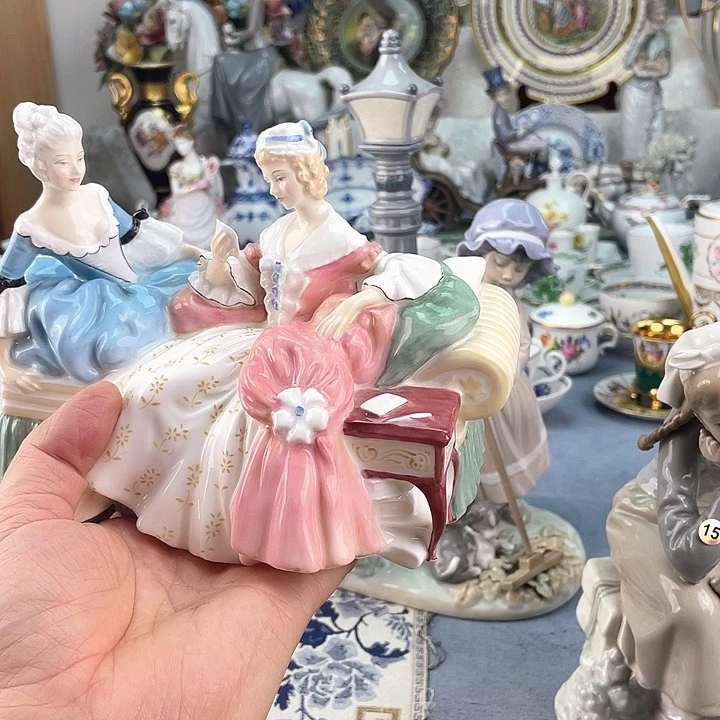 中古欧瓷瓷器小房子