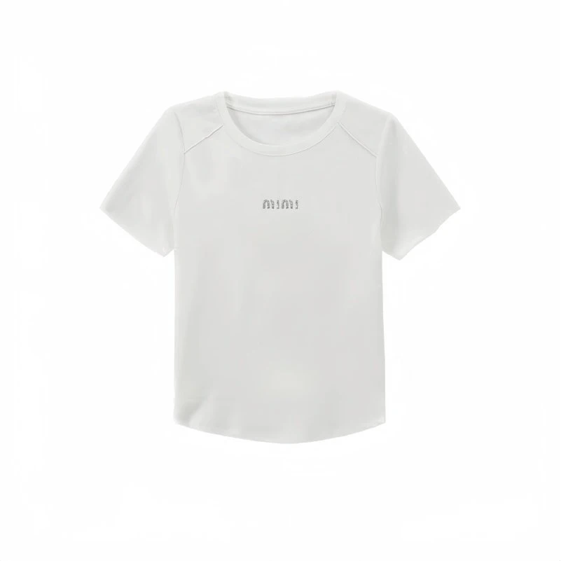 【姿姐专属】2025春季新款简约休闲风T恤短袖上衣女-8001