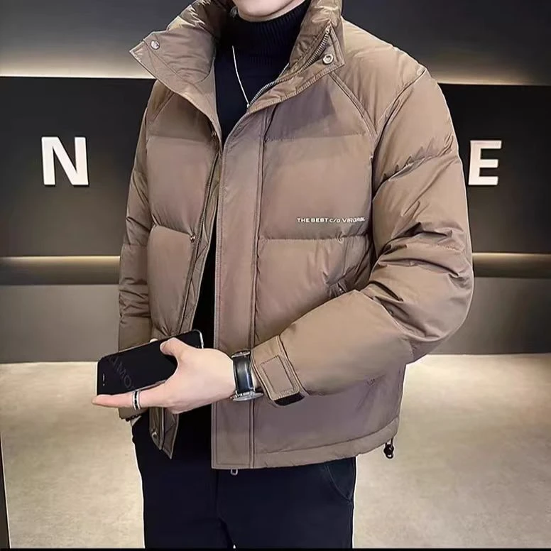 607男士加厚面包服冬季新款潮牌保暖外套短款冬装