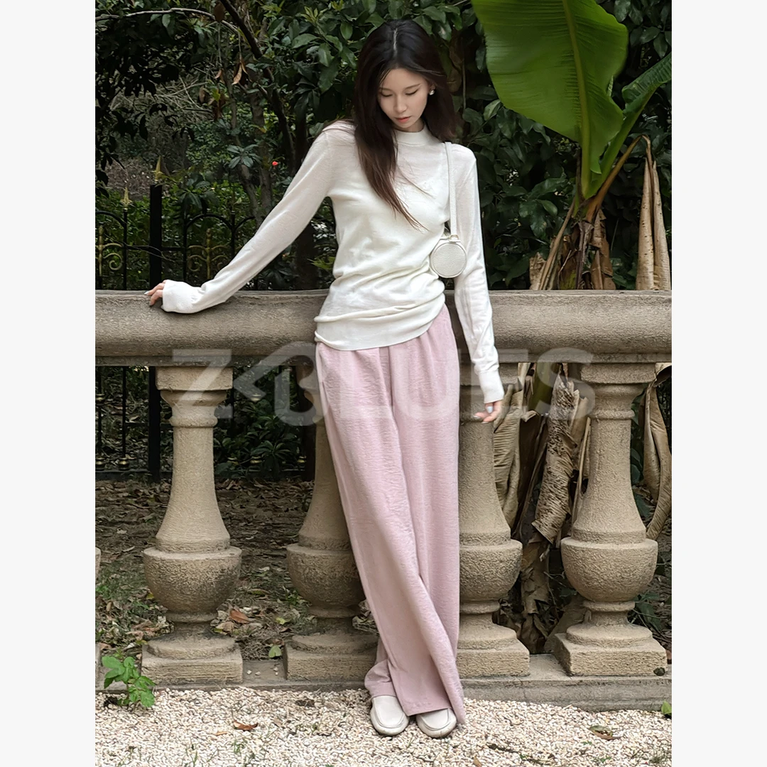 Z.blues【松弛神裤】满分肤感超垂长腿阔腿裤YZQSH7653