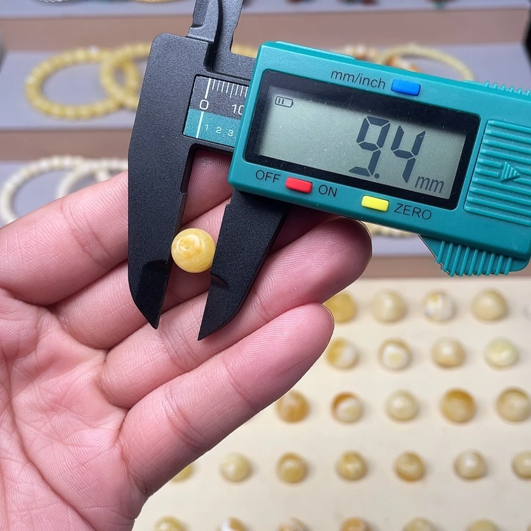 琥珀未镶嵌裸石单珠