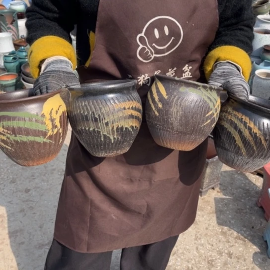 红陶口15高15瑕疵