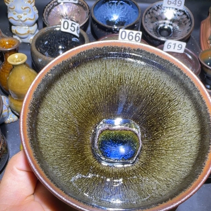 茶盏福建盏茶器束口石头