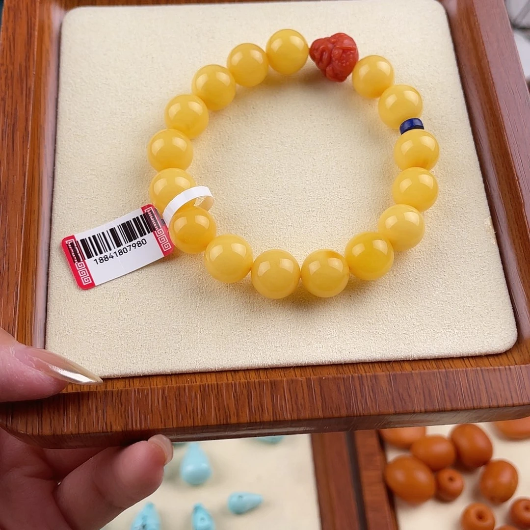 未镶嵌琥珀手链蜜蜡手串