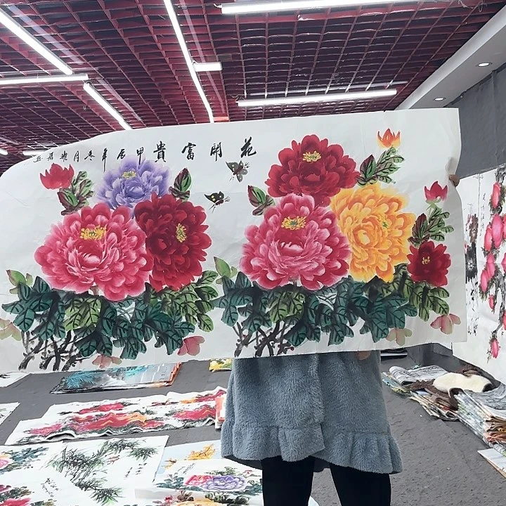 国画无毛和被绒毛或被绒毛