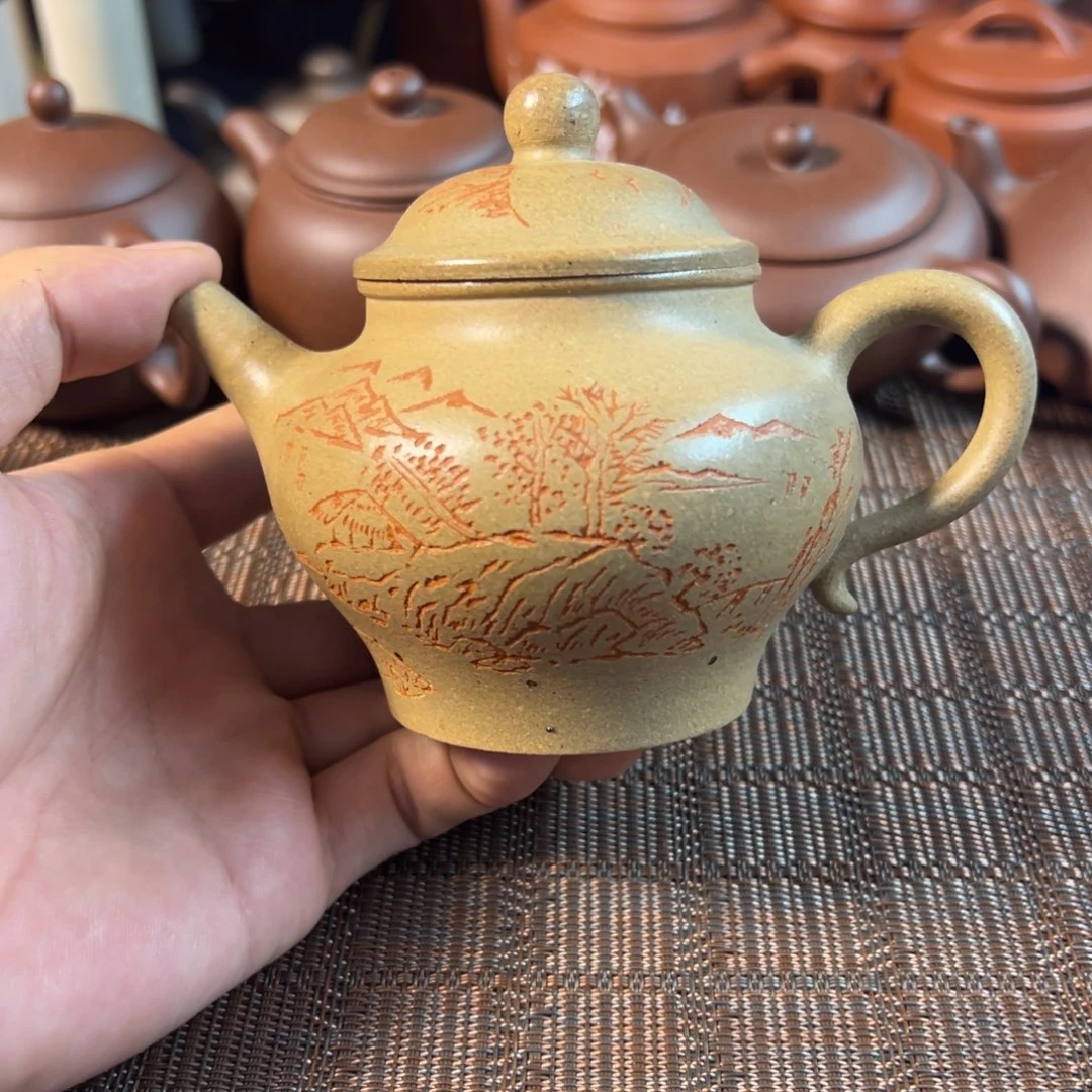 紫砂茶壶宜兴原矿紫砂壶230毫升容量