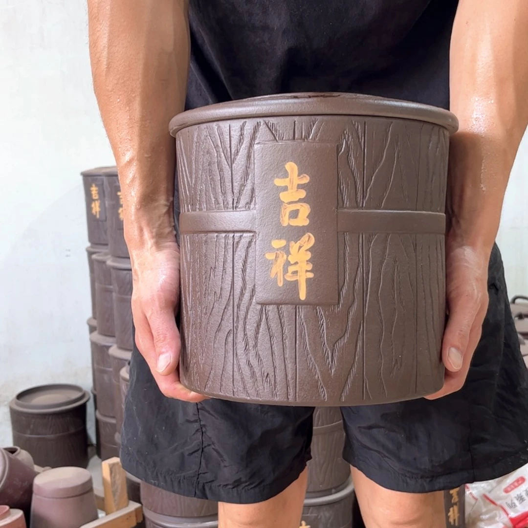 紫砂茶叶罐8 饼茶叶罐