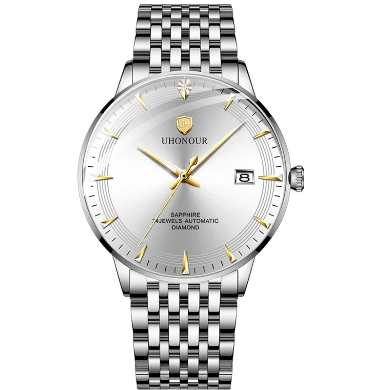 UHONOUR宇赫男士手表全自动机械表男表防水U80620M时尚潮流经典