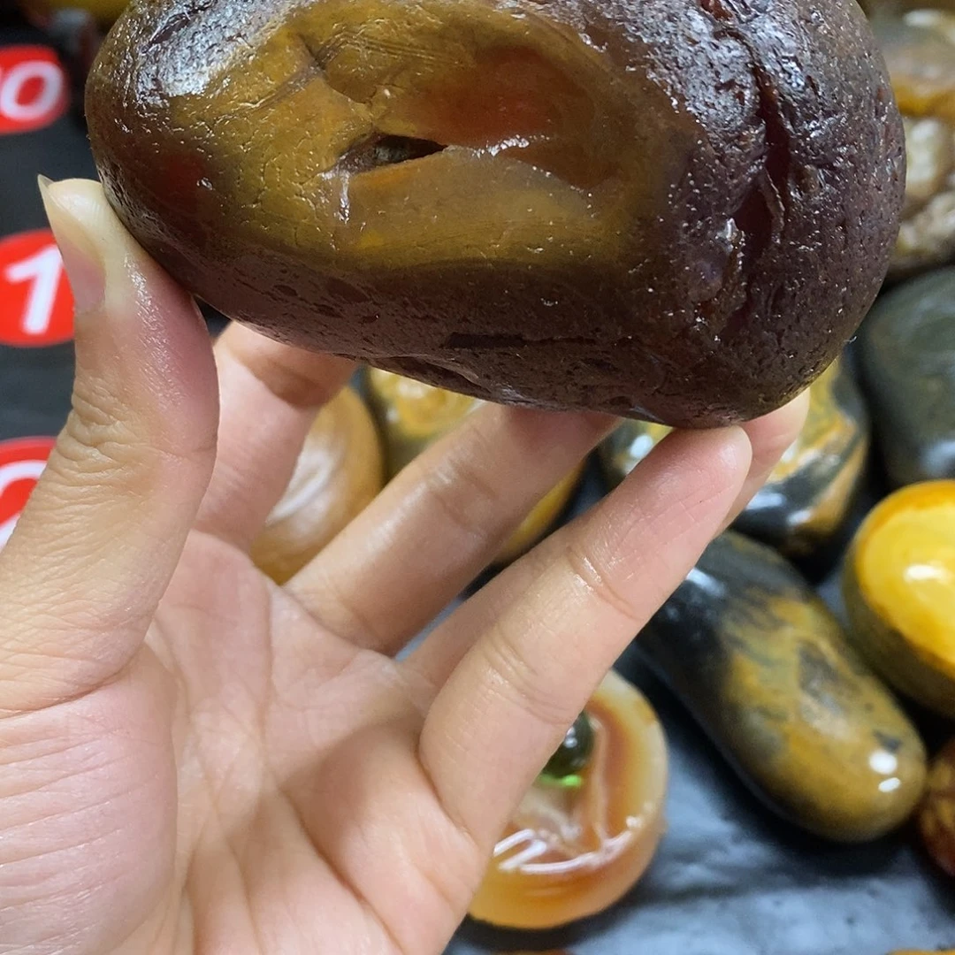 玛瑙/玉髓未镶嵌手把件