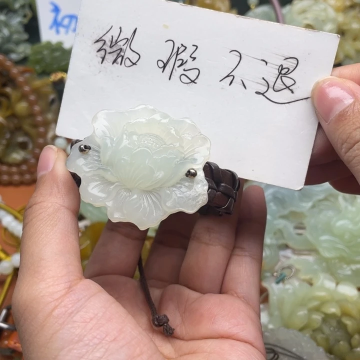 蛇纹石玉手牌合金
