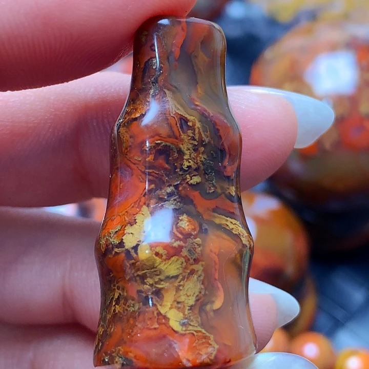 玛瑙/玉髓颈饰足银镀金镶嵌用****1