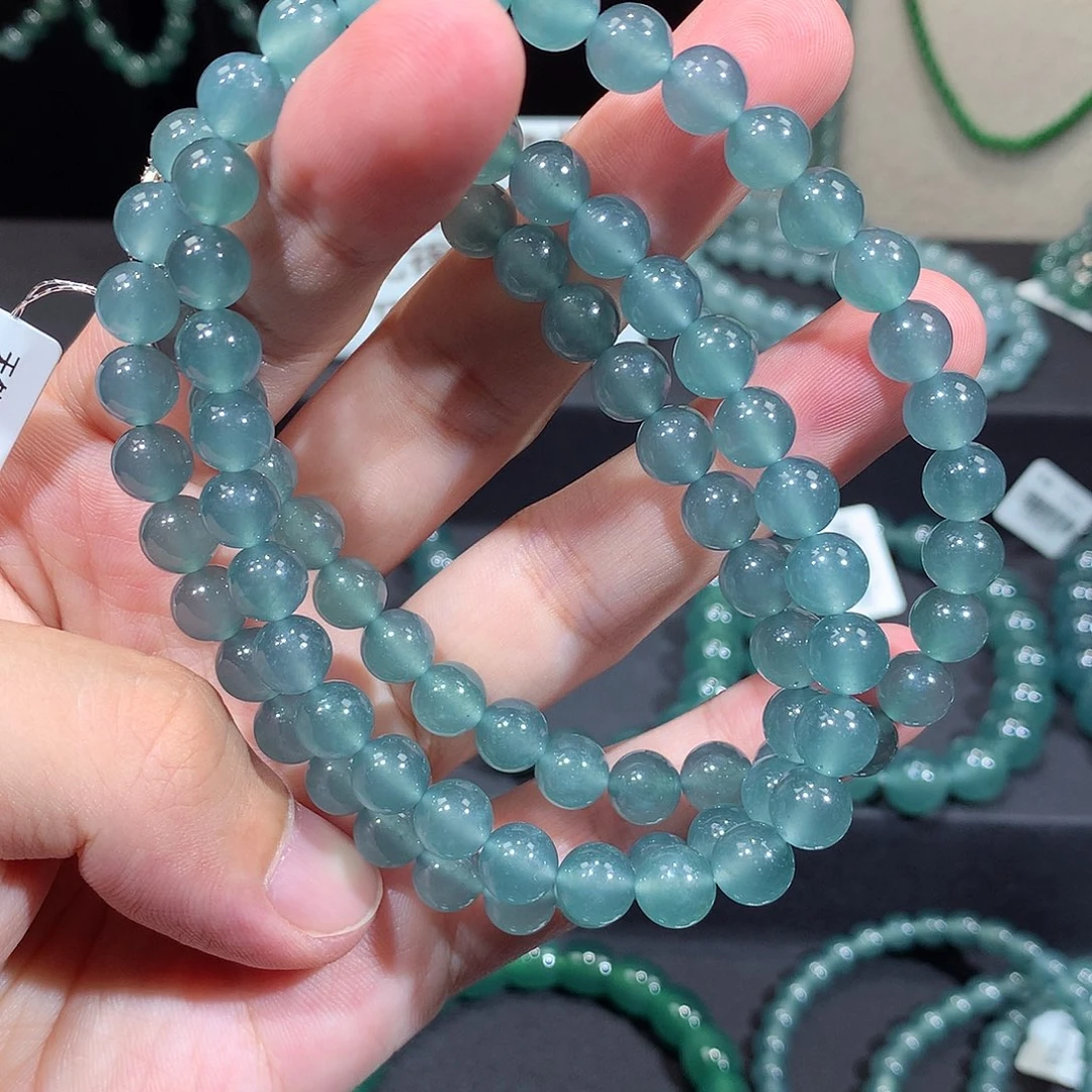 未镶嵌手链翡翠天然a货翡翠项链7.8