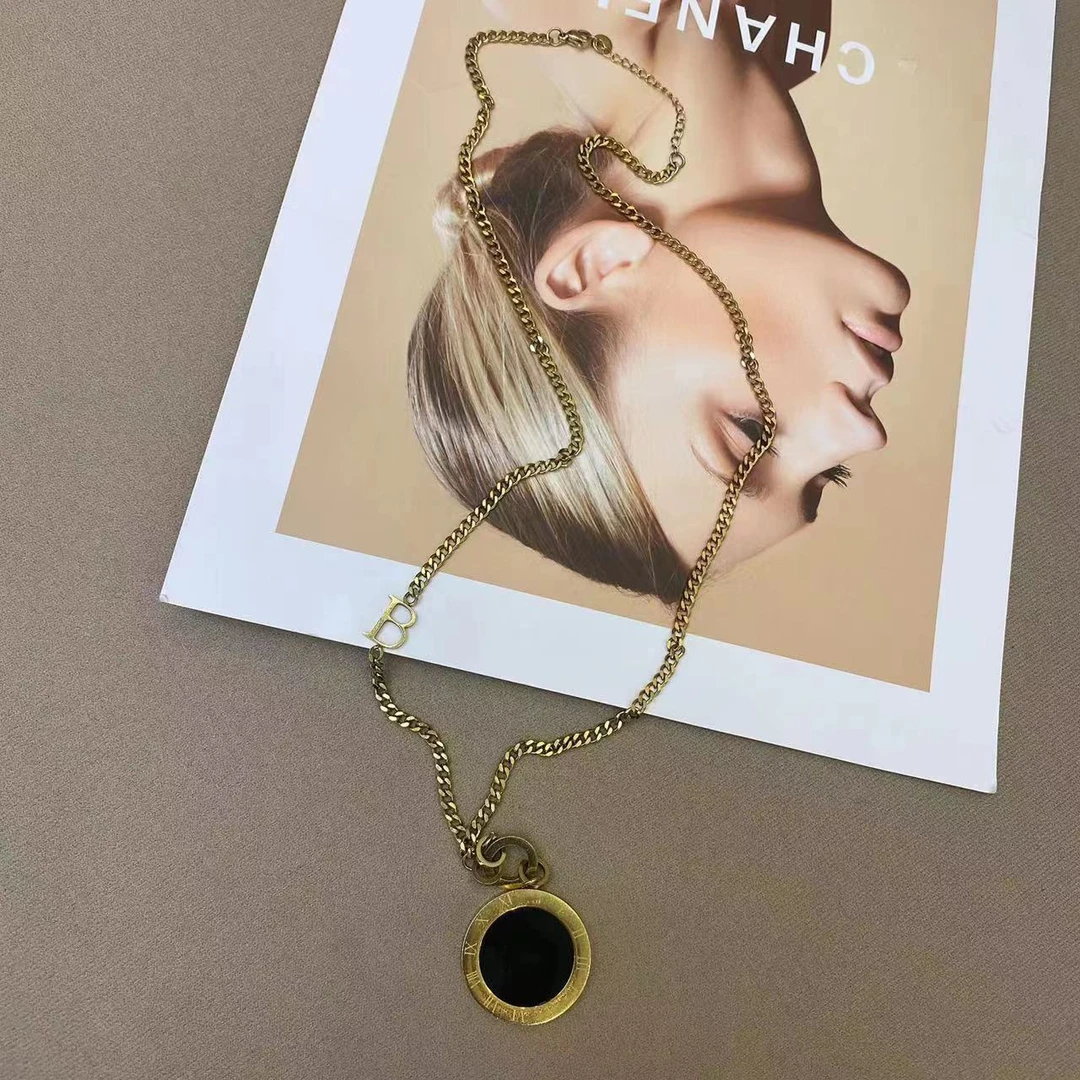 合金项链 ［家淇定制］原创时尚设计款个性时光版百搭项链2023-1202