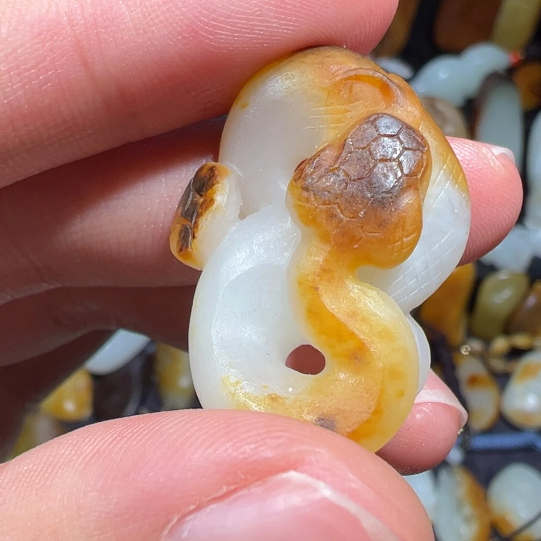 和田玉吊坠(不含链)未镶嵌