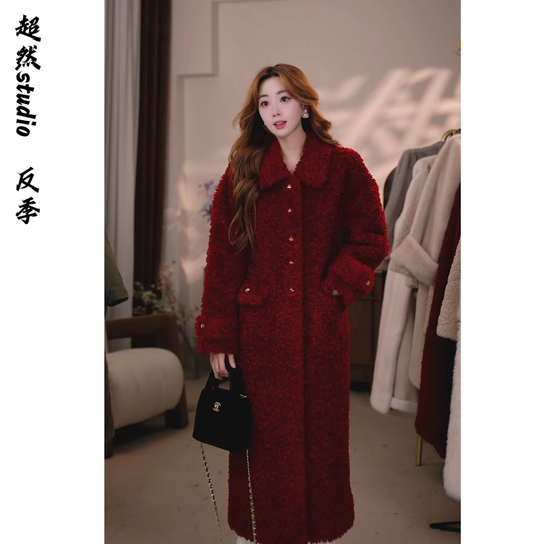 【 烈阳】2025年秋冬新款宽松长款大衣